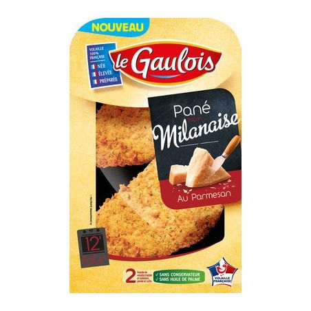 Le Gaulois Pane Facon Milan.Parm2X100G