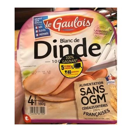 Le Gaulois B.Dinde 4T S/Ogm 160G