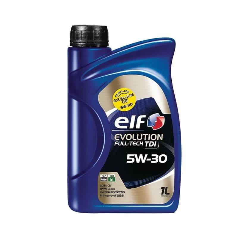 Elf Huile Evolution Full-Tech Tdi 5W30 : Le Bidon De 1L