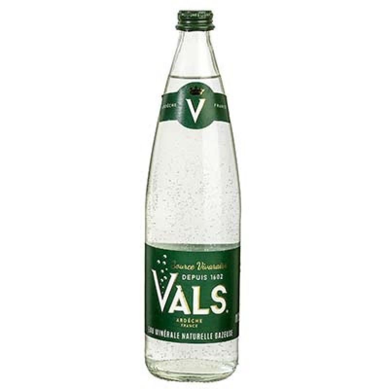 Vals Eau Minérale Naturelle Gazeuse La Bouteille Verre 75Cl