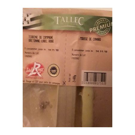 Tallec Fe/Duo Terr.Camp/Msse Cnrd120G