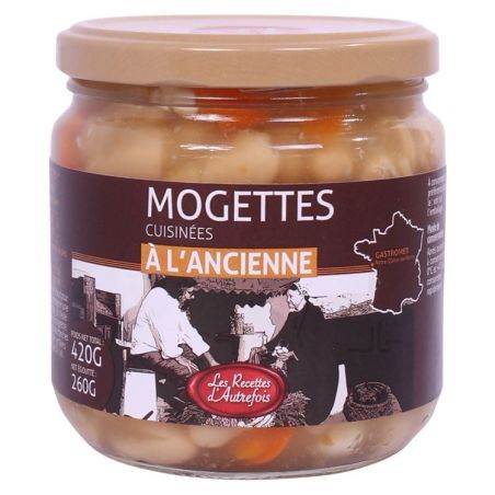 Les Recettes D'Autrefois Gastromer Mogettes Cuisinées À L'Ancienne 420 G - 260 Net Égoutté