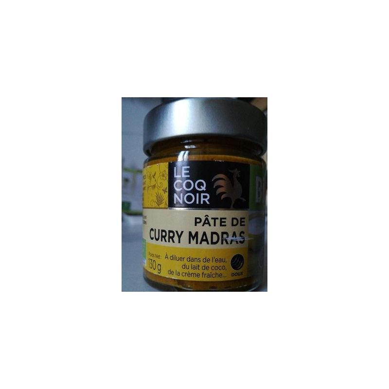 Le Coq Noir 130G Fonds Sauce Bio Pte De Curry Madras