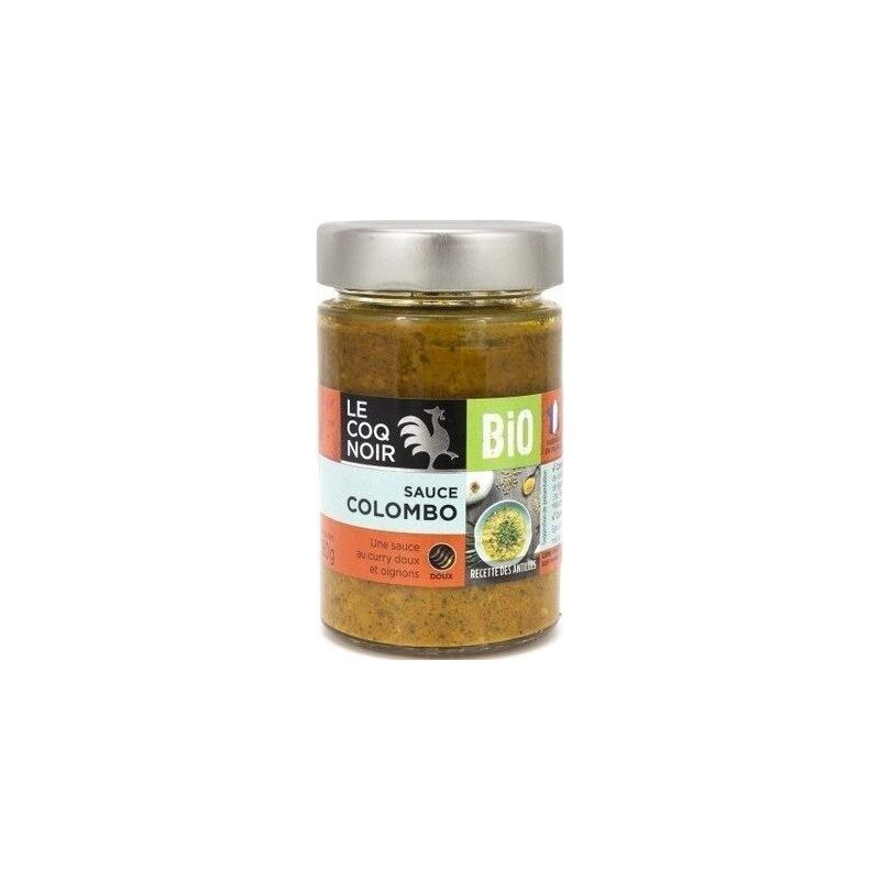 Le Coq Noir 180G Sauce Bio Colombo Doux