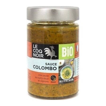 Le Coq Noir 180G Sauce Bio Colombo Doux