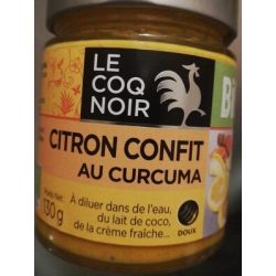 Le Coq Noir 130G Fonds Sauce Citron Bio Confit Curcuma