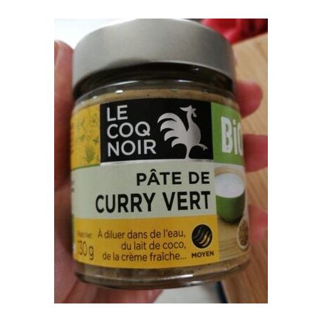 Le Coq Noir 130G Sauce Pte De Curry Vert Bio