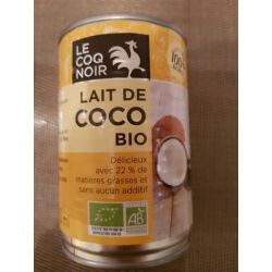 Coq Noir 400Ml Lait Coco Bio