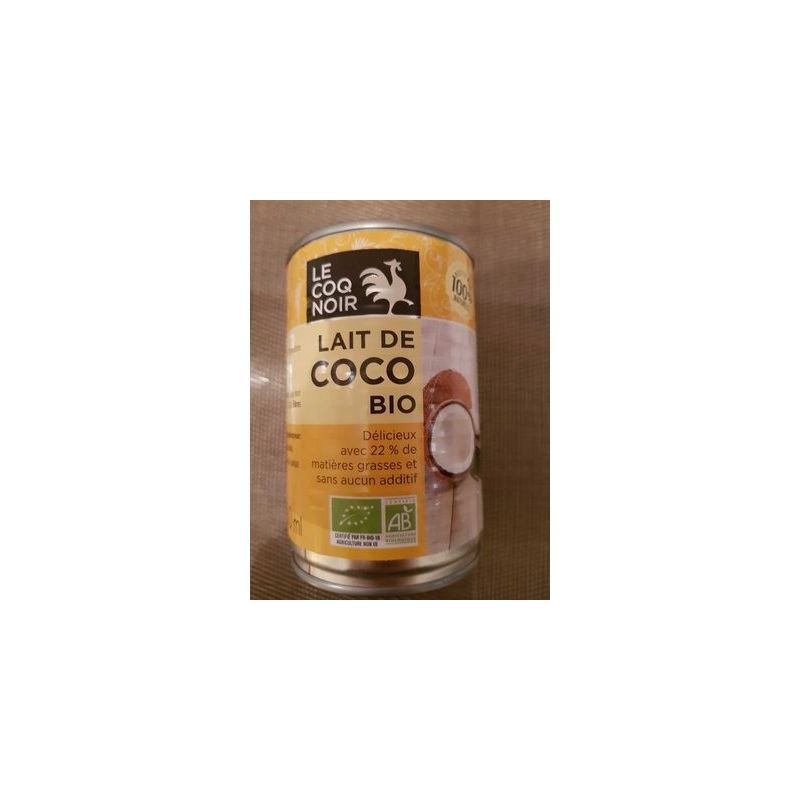 Coq Noir 400Ml Lait Coco Bio