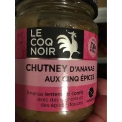 Coq Noir 200G Chutney Ananas 5 Epices