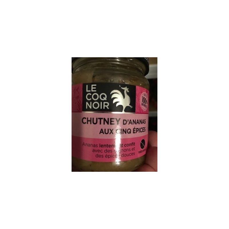 Coq Noir 200G Chutney Ananas 5 Epices