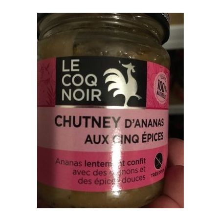 Coq Noir 200G Chutney Ananas 5 Epices