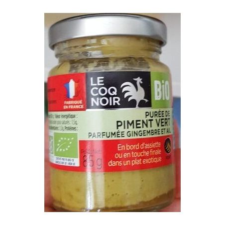 Le Coq Noir 85G Puree De Piment Vert Bio