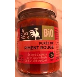 Le Coq Noir 85G Fonds Sauce Bio Purée Piment Rouge