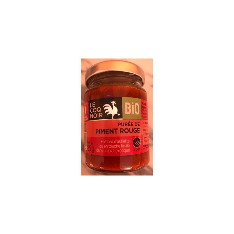 Le Coq Noir 85G Fonds Sauce Bio Purée Piment Rouge