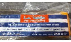 1Er Prix 250G Batonnets Aromatises Au Crabe
