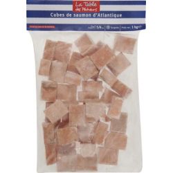 Premiers Prix Avec** 1Kg Cube De Saumon Atlantique Surgelé La Table Des Pecheurs