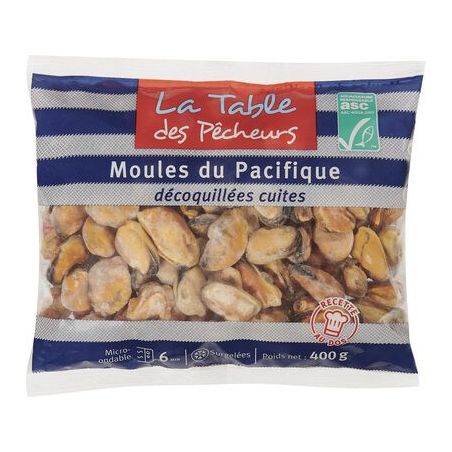 1Er Prix 400G Moule Decoquille Cuit.Asc