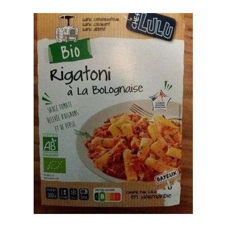 1Er Prix 300G Rigatoni Bolognais Pp Bio