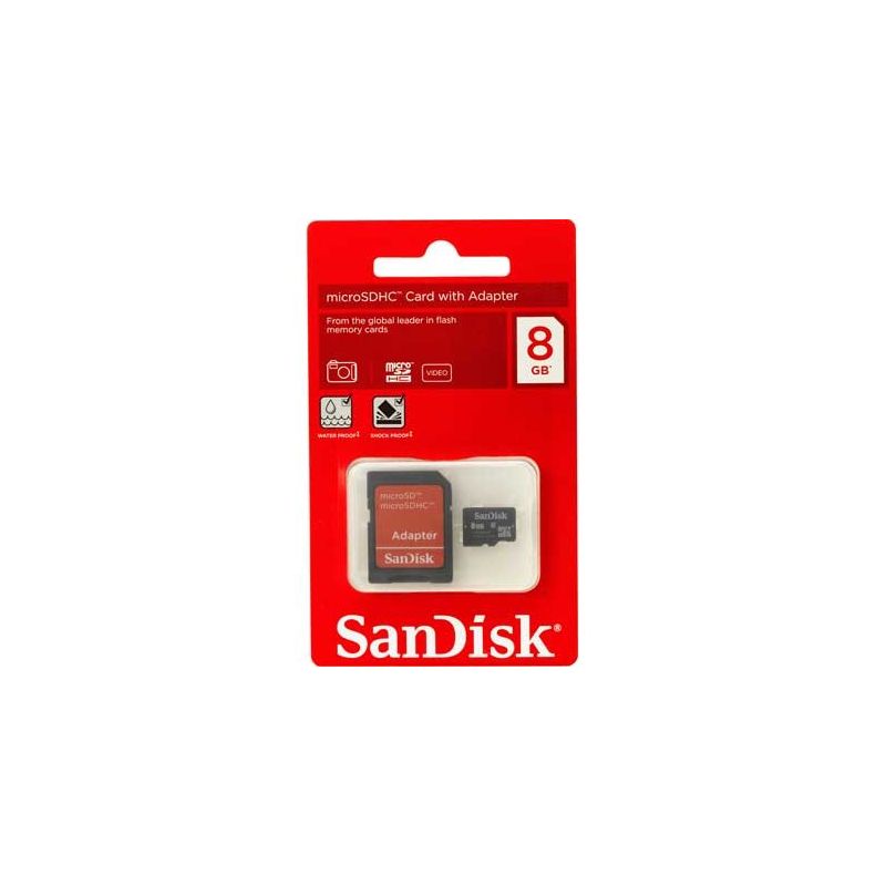 Sandisk Cartemicro Sd8Go+Adapt