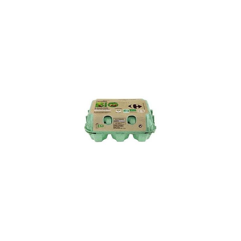 Carrefour Bio X6 Œufs Moyens Crf