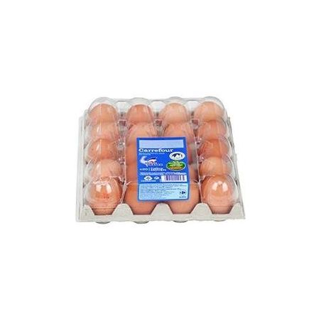 Carrefour 20X Œufs Moyens Dates Crf