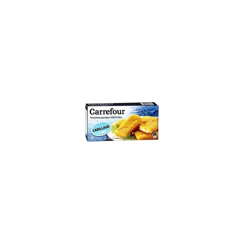 Carrefour 400G Panés De Cabillaud X8 Crf