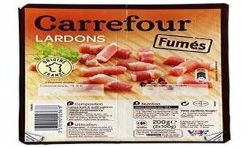Carrefour 2X100G Lardons Fumes Crf