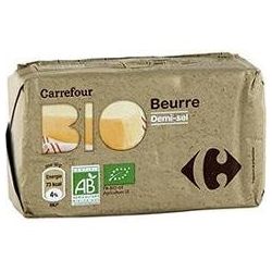 Carrefour Bio 250G Plaquette Beurre 1/2 Sel Crf