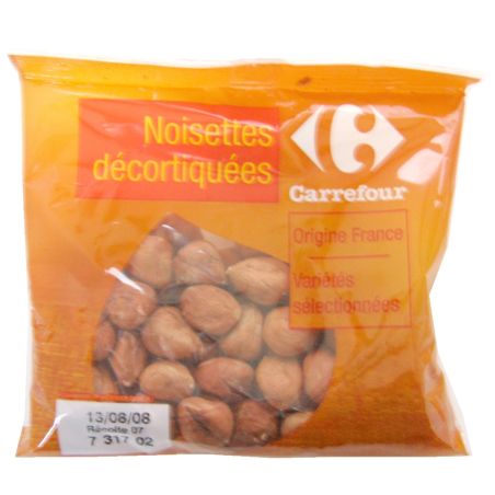 Carrefour 125G Noisettes Décortiquées Crf