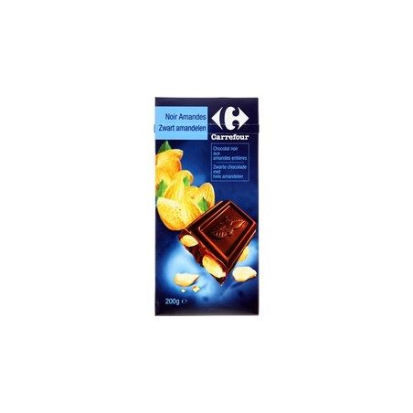 Crf Cdm 200G Tablette Chocolat Noir Amandes