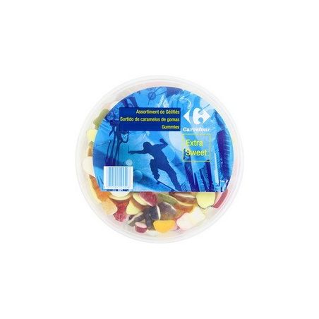 Carrefour 600G Boîte D'Assortiment Bonbons Gelifies Lisses Crf