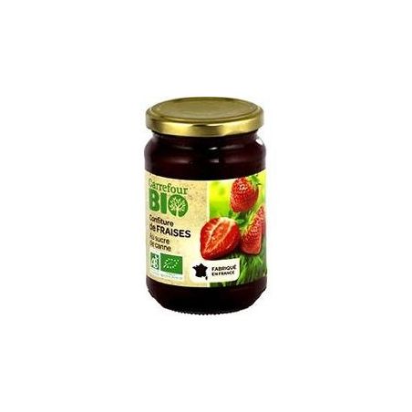 Carrefour Bio 360G Confiture De Fraises Extra Fine Crf