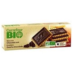 Carrefour Bio 150G Biscuits Tablettes De Chocolat Noir Crf