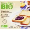 Carrefour Bio 300G Biscottes Au Germe De Blé Crf