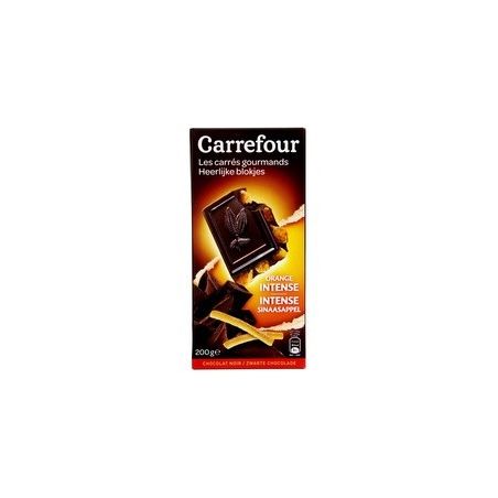 Carrefour 200G Tablette Chocolat Noir Orange Crf