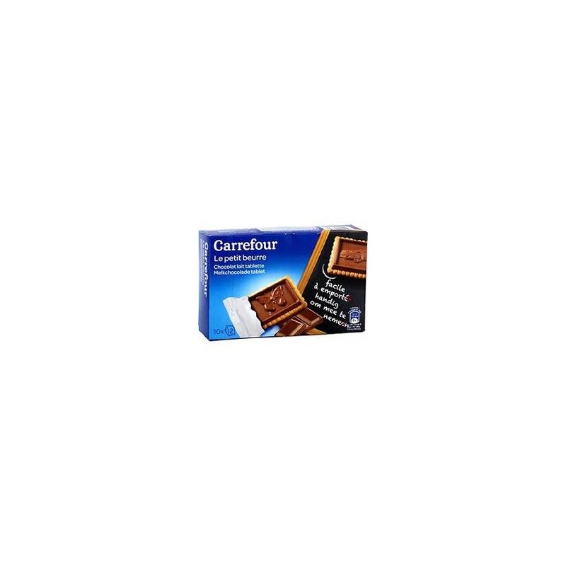 Carrefour 250G Biscuits Petits Beurres Chocolat Au Lait Format Pocket Crf