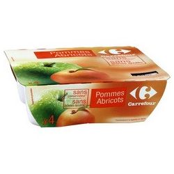 Crf Classic 4X100G Compote Pommes/Abricots