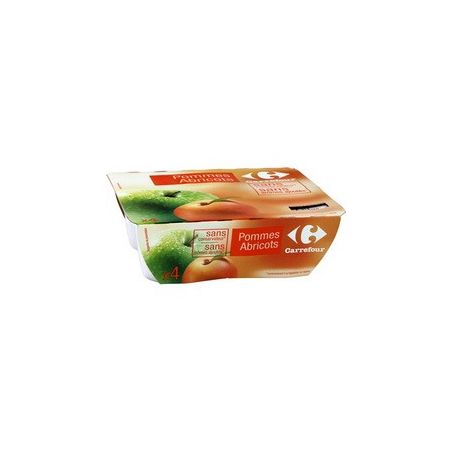 Crf Classic 4X100G Compote Pommes/Abricots