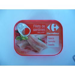Crf Extra 1/7 Filets De Sardines À La Sauce Tomate Et Basilic