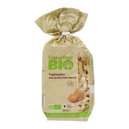 Carrefour Bio 250G Sachet De Tagliatelles Crf