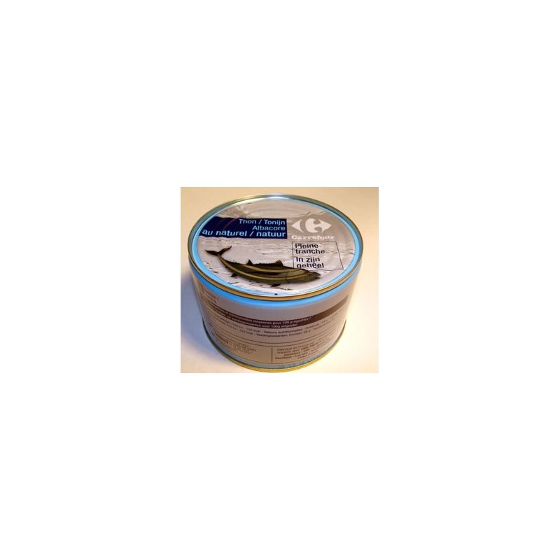 Crf Extra 1/2 Thon Albacore Naturel En Tranches