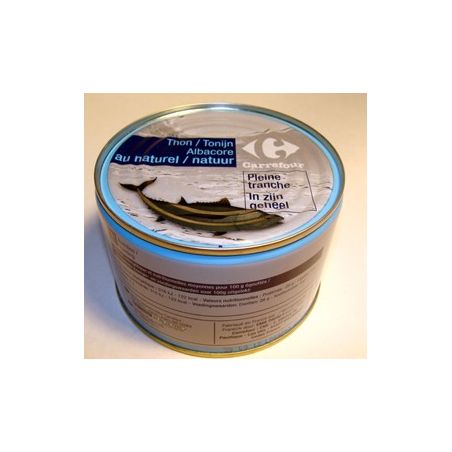 Crf Extra 1/2 Thon Albacore Naturel En Tranches