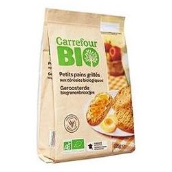 Carrefour Bio 255G Petits Pains Grillés Aux Céréales Sachet Crf