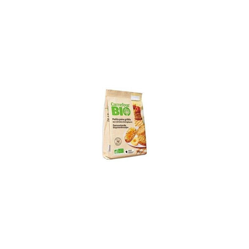 Carrefour Bio 255G Petits Pains Grillés Aux Céréales Sachet Crf