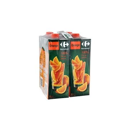 Crf Cdm 4X1L Brique De Pur Jus D'Orange