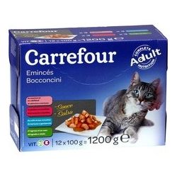 Crf Cdm 12X100G Assortiment De Ptées Pour Chats Festin Gourmand