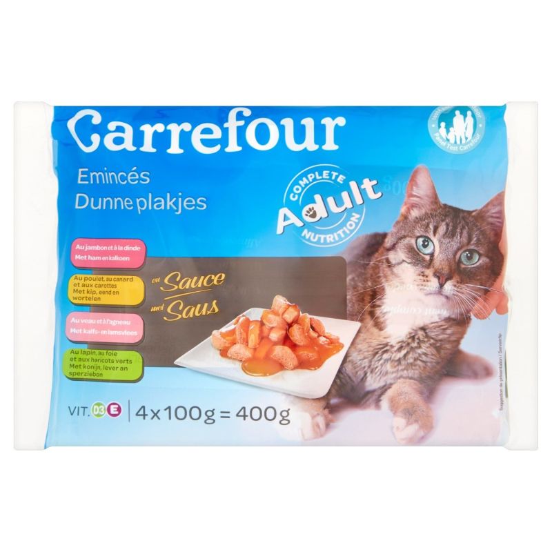 Crf Cdm 4X100G Assortiment De Ptées Pour Chats