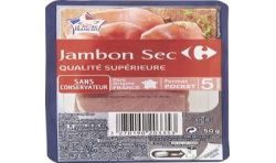 Crf Cdm 50G Jambon Sec Supérieur Format Pocket X5 Tranches