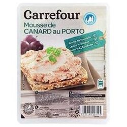 Carrefour 180G Mousse Canard Porto Crf